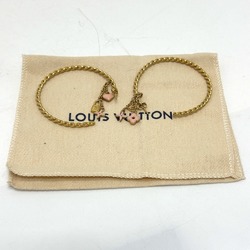 LOUIS VUITTON M65481 Creole Sweet Monogram Hoop Earrings Metal Women's Pink