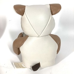 LOUIS VUITTON GI0142 Monogram Dudurui Doll Teddy Bear Stuffed Animal Leather Women's Brown