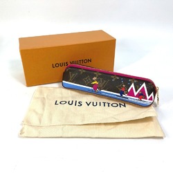 LOUIS VUITTON GI0289 Monogram Truth Elisabeth Pencil Case Stationery Pen Canvas Women's Brown