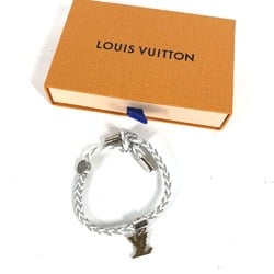 LOUIS VUITTON MP225E LV Friendship Bangle Bracelet Leather Women's Gray D-240804-38