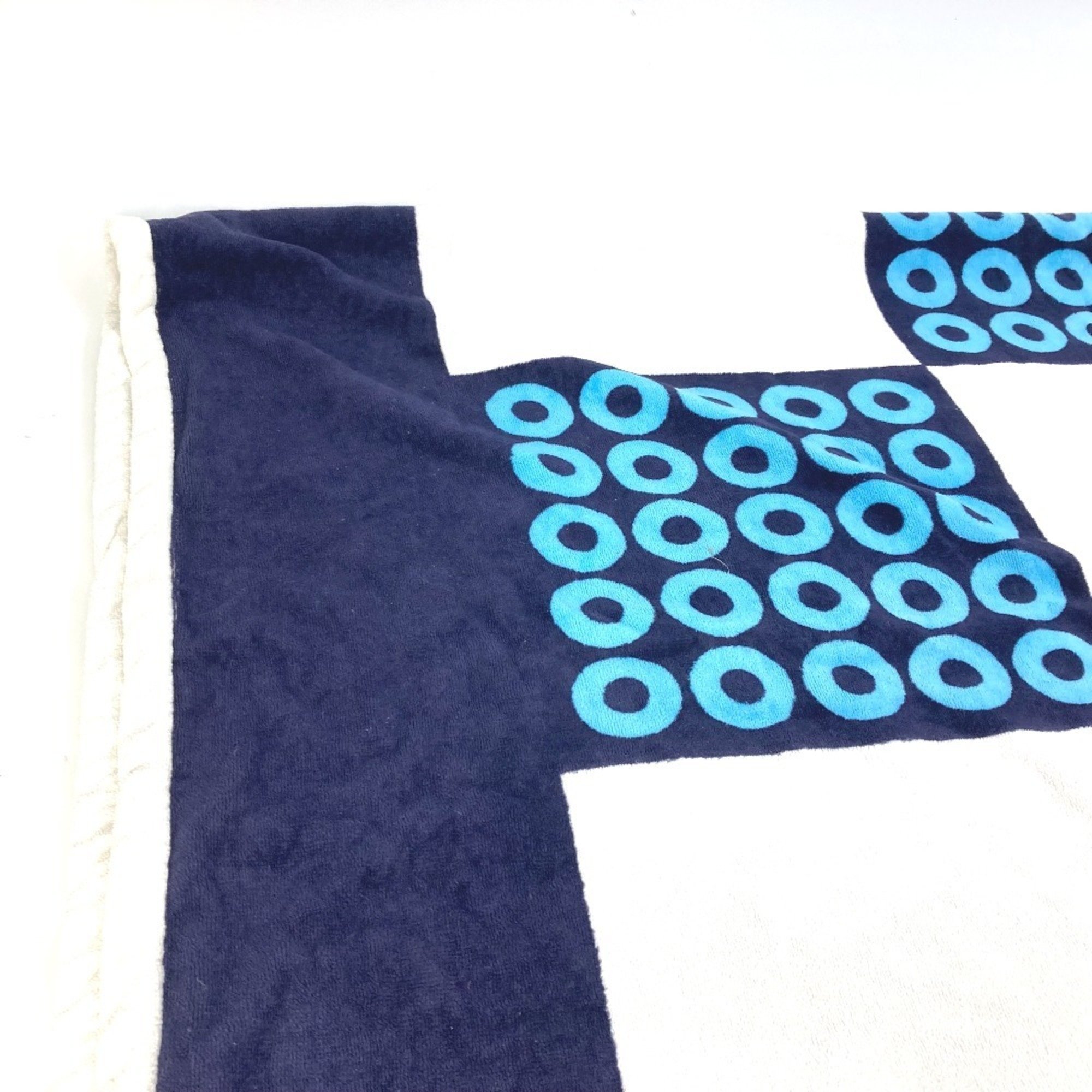 LOUIS VUITTON Louis Vuitton Bath Towel, Knee Blanket, Beach Cotton, Women's, Blue