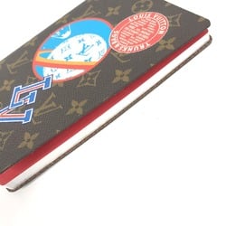 LOUIS VUITTON GI0208 Monogram Cahier Clemence Notebook Stationery Memo Pad Canvas Women's Brown