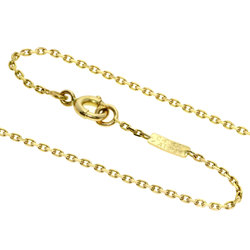 Van Cleef & Arpels Mesh Ribbon Diamond Necklace K18 Yellow Gold Women's