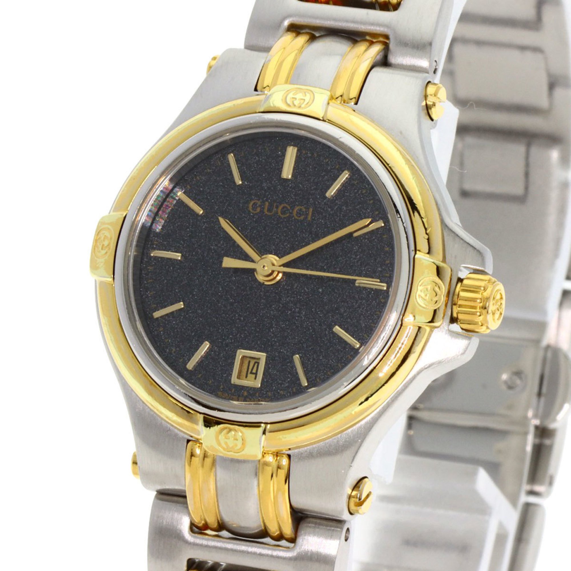 Gucci 9040L Watch Stainless Steel SSxGP Ladies