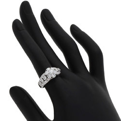 Van Cleef & Arpels Fleurette Ring Diamond Platinum PT950 Women's