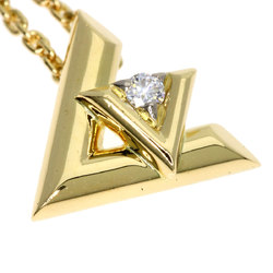 Louis Vuitton Pendant Volt One Diamond Necklace K18 Yellow Gold Women's LOUIS VUITTON