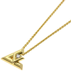 Louis Vuitton Pendant Volt One Diamond Necklace K18 Yellow Gold Women's LOUIS VUITTON