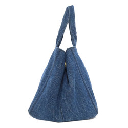 PRADA B1877B Canapa Tote Bag Denim Women's