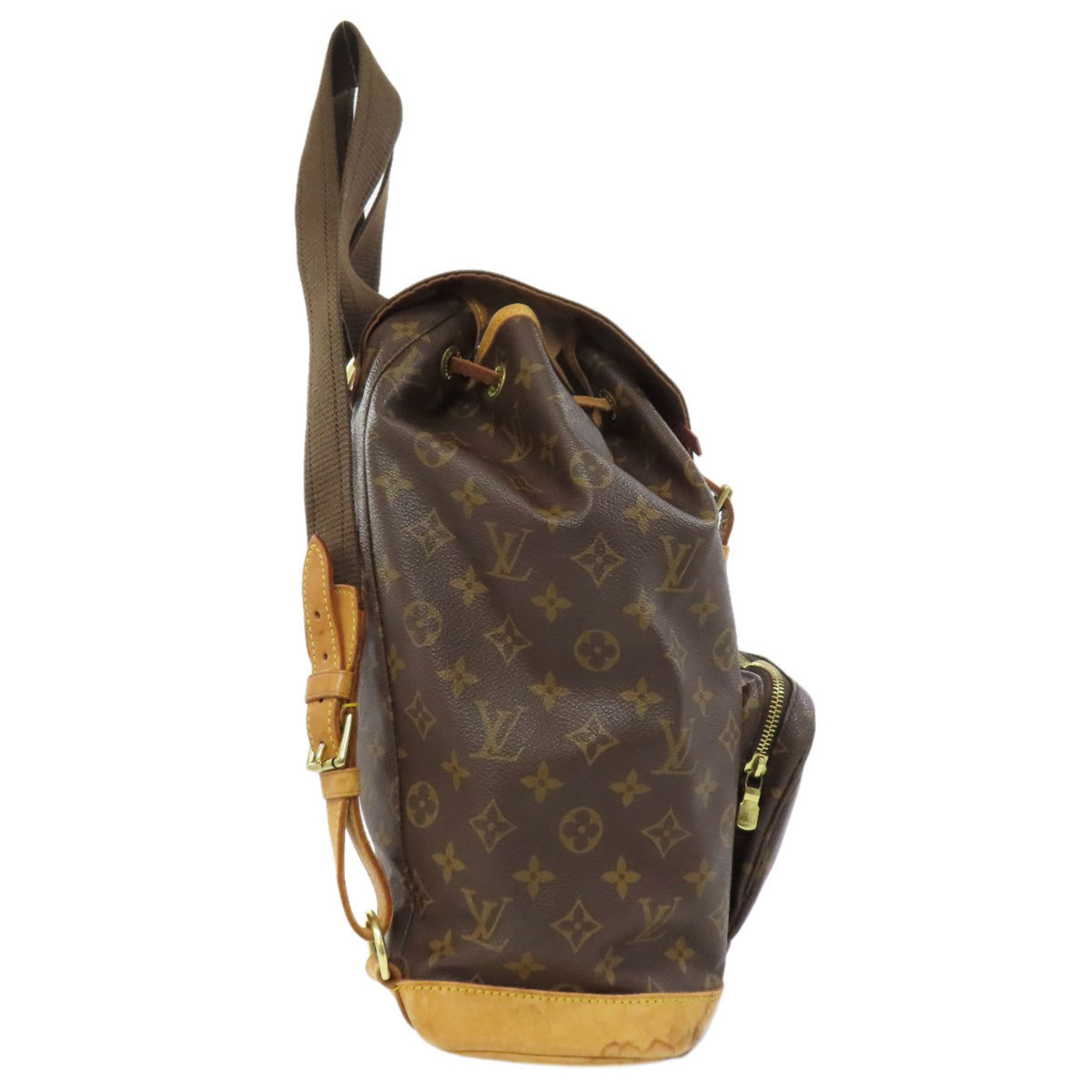 Louis Vuitton M51135 Montsouris GM Backpack/Daypack Monogram Canvas Women's LOUIS VUITTON