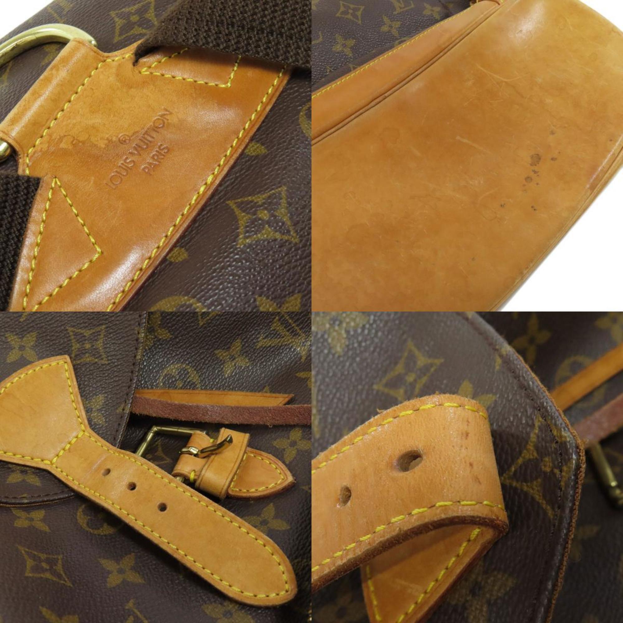 Louis Vuitton M51135 Montsouris GM Backpack/Daypack Monogram Canvas Women's LOUIS VUITTON