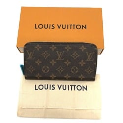 LOUIS VUITTON M41895 Monogram Zippy Wallet Round Long Canvas Women's Fuchsia Brown MO-231119-30