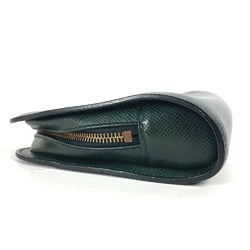 LOUIS VUITTON M30184 Taiga Baikal Clutch Bag Pouch with Strap Second Leather Men's Episea Green