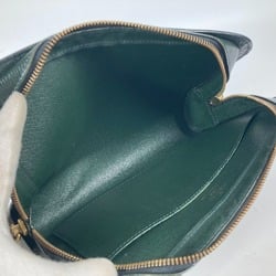 LOUIS VUITTON M30184 Taiga Baikal Clutch Bag Pouch with Strap Second Leather Men's Episea Green