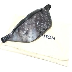 LOUIS VUITTON M44444 Monogram Galaxy Discovery Bum Bag Waist Body Canvas Men's Black Silver x