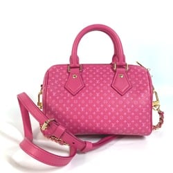 LOUIS VUITTON M22286 Monogram Speedy Bandouliere 20 Boston Bag Shoulder Leather Women's Pink MO-240721-7