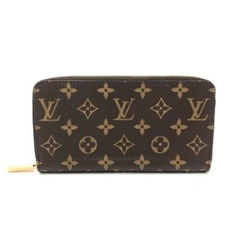 LOUIS VUITTON M41896 Monogram Zippy Wallet Round Long Canvas Women's Brown G-240125-51