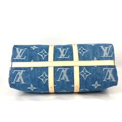 LOUIS VUITTON Louis Vuitton M24315 New LV Remix Keepall Bandouliere 45 Boston Bag Monogram Denim Women's Blue