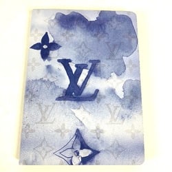 LOUIS VUITTON GI0628 Watercolor Monogram Cahier Clemence Notebook Stationery Memo Pad Canvas Women's Blue