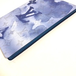 LOUIS VUITTON GI0628 Watercolor Monogram Cahier Clemence Notebook Stationery Memo Pad Canvas Women's Blue