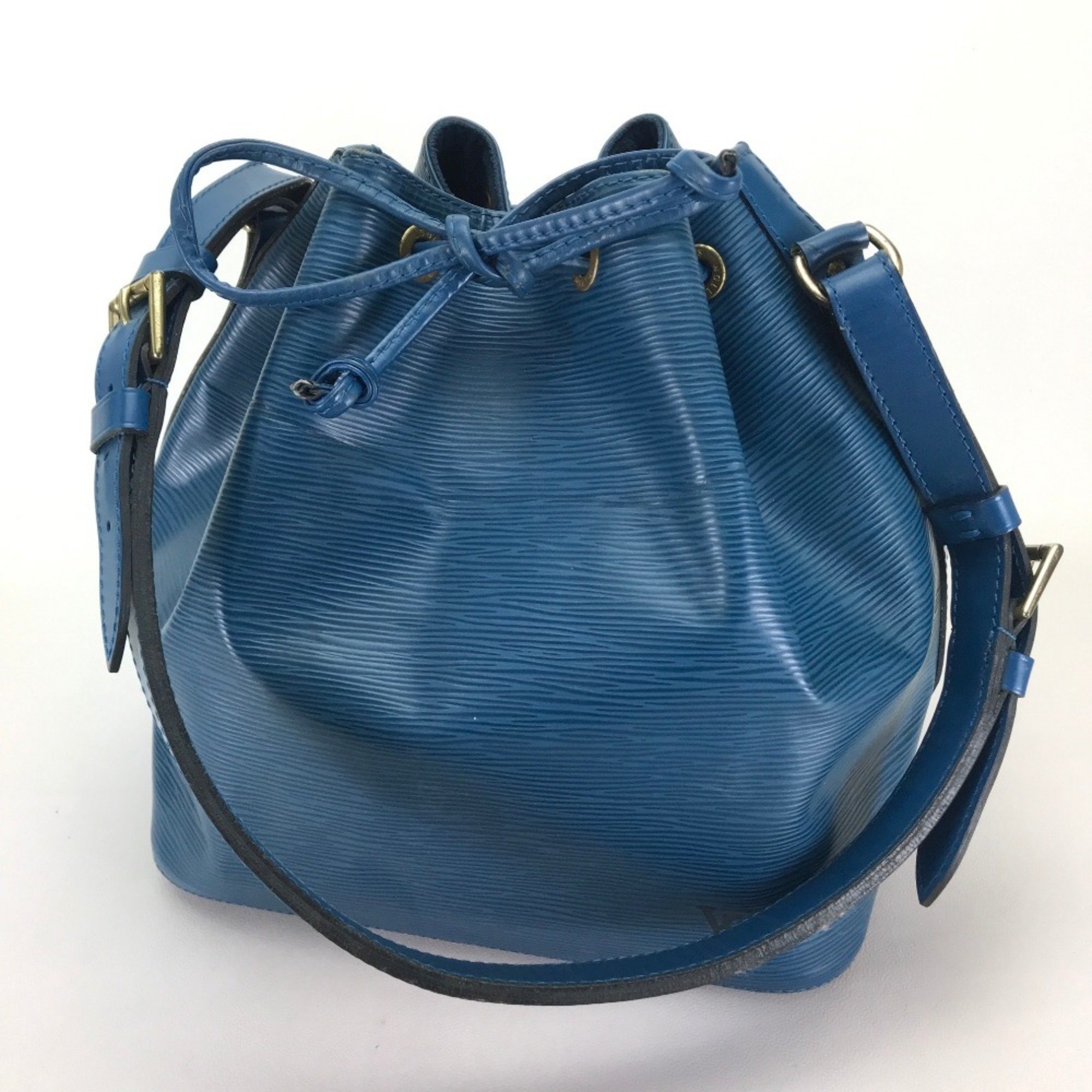 LOUIS VUITTON M44105 Epi Petit Noe Shoulder Bag Leather Women's Toledo Blue