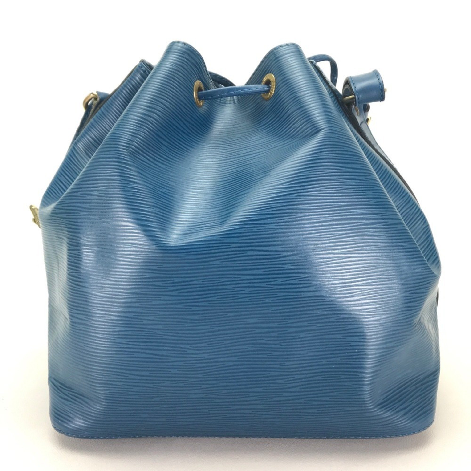 LOUIS VUITTON M44105 Epi Petit Noe Shoulder Bag Leather Women's Toledo Blue