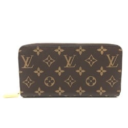 LOUIS VUITTON M42616 Monogram Zippy Wallet Round Long Canvas Women's Brown G-240125-50