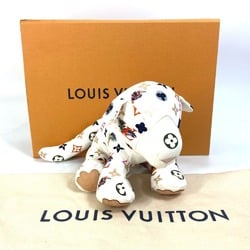 LOUIS VUITTON GI0735 Dudu Tiger Doll Stuffed Animal Cotton Men's Women's White