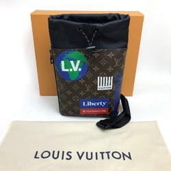 LOUIS VUITTON M44625 Monogram Chalk Sling Bag Body 2019SS Shoulder Canvas Leather Men's Women's Maroon Brown