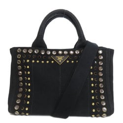 Prada Canapa Tote Bag Denim Women's PRADA