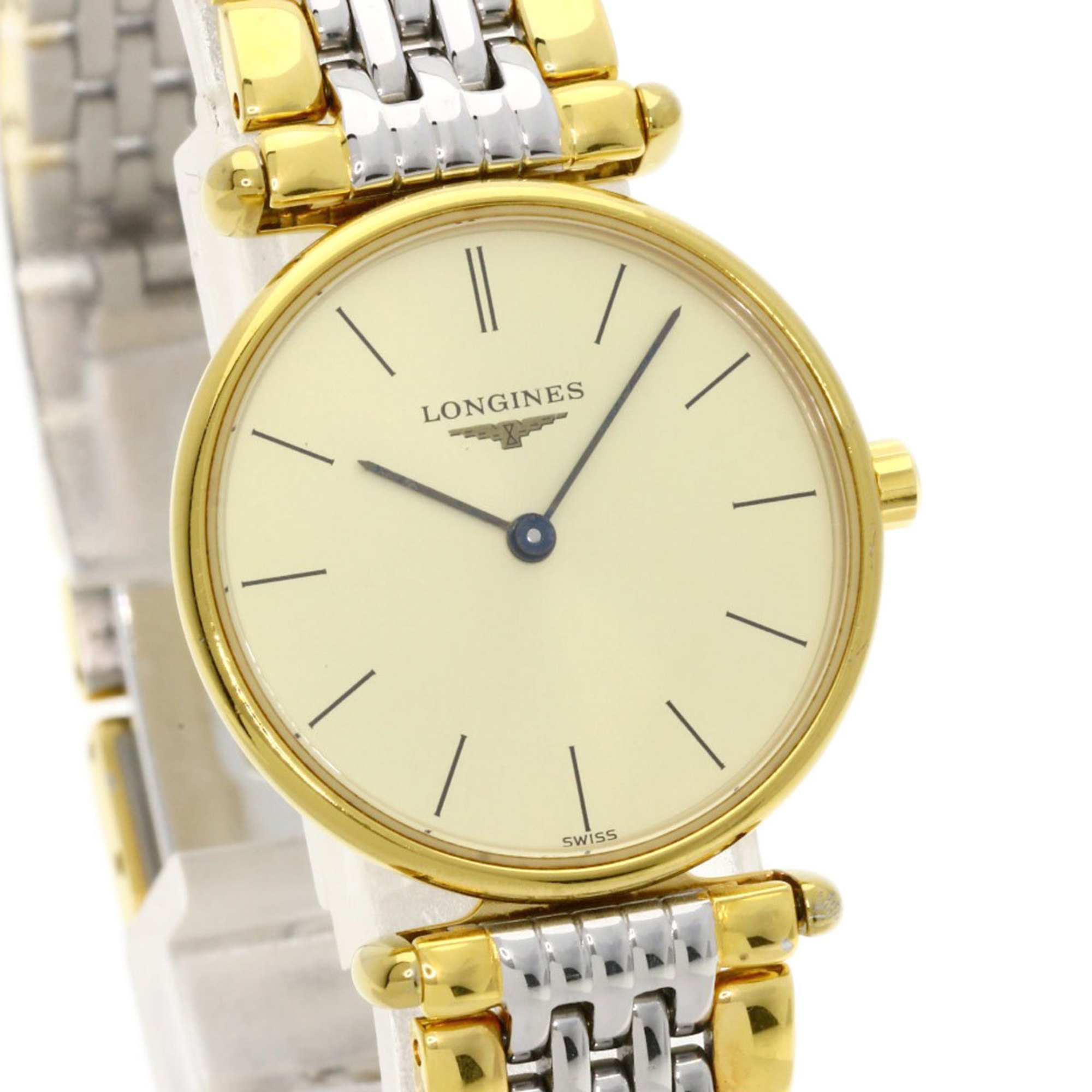 Longines L4.135.2 Grand Classic Watch Stainless Steel SSxGP Ladies LONGINES