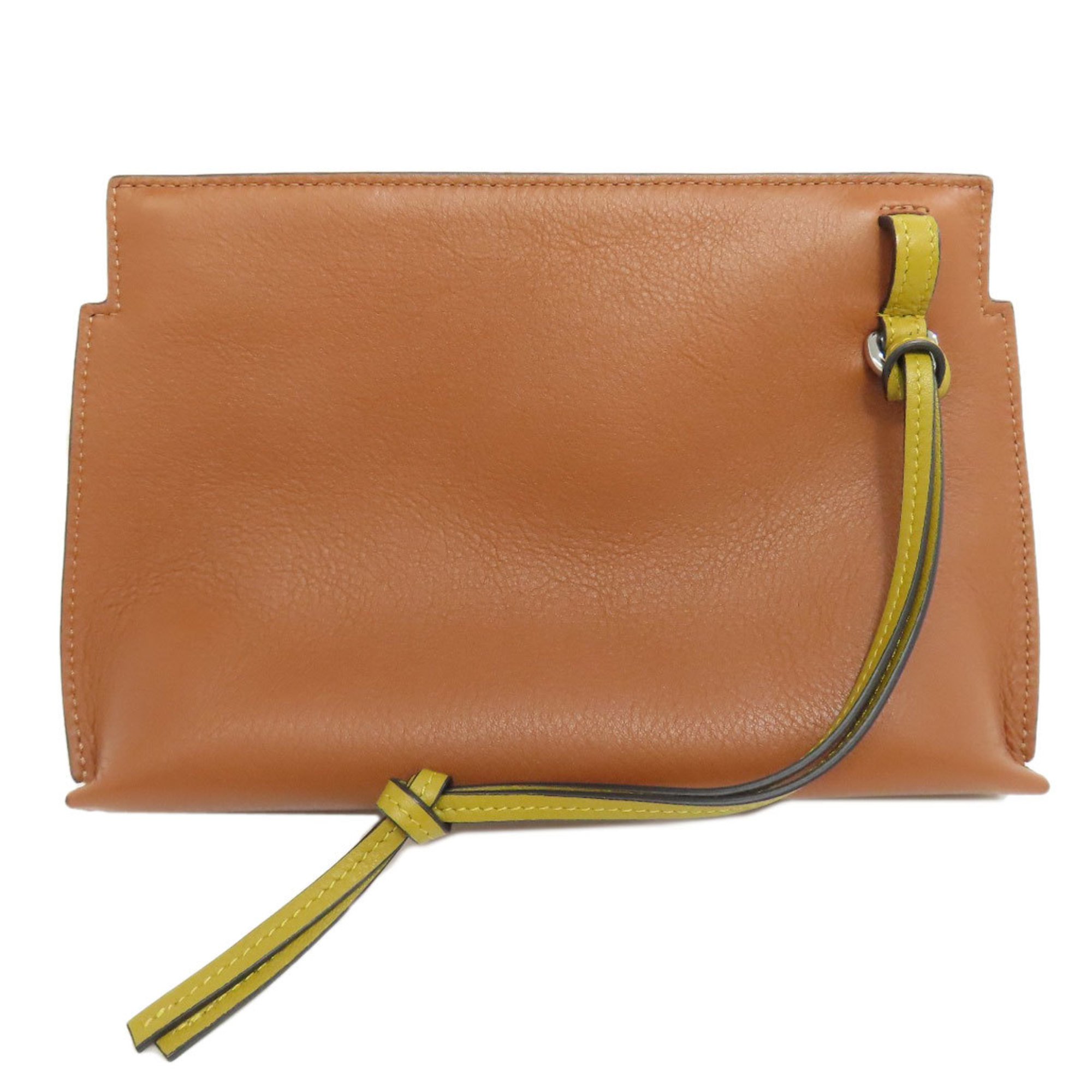 LOEWE T Pouch Anagram Calfskin Women's