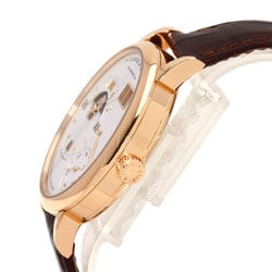 A. Lange & Söhne 139.032 LSLS1394AA Grand 1 Moon Phase Wristwatch K18 Pink Gold Leather Men's LANGE SOHNE