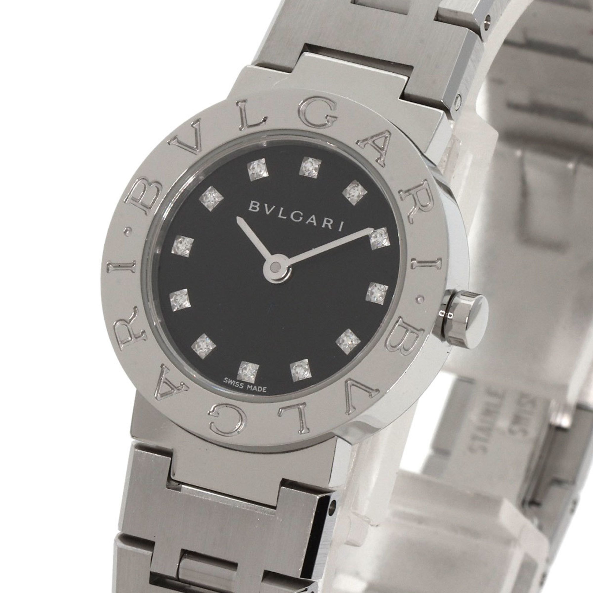 BVLGARI BB23SS 12 Wristwatch Stainless Steel SS Ladies