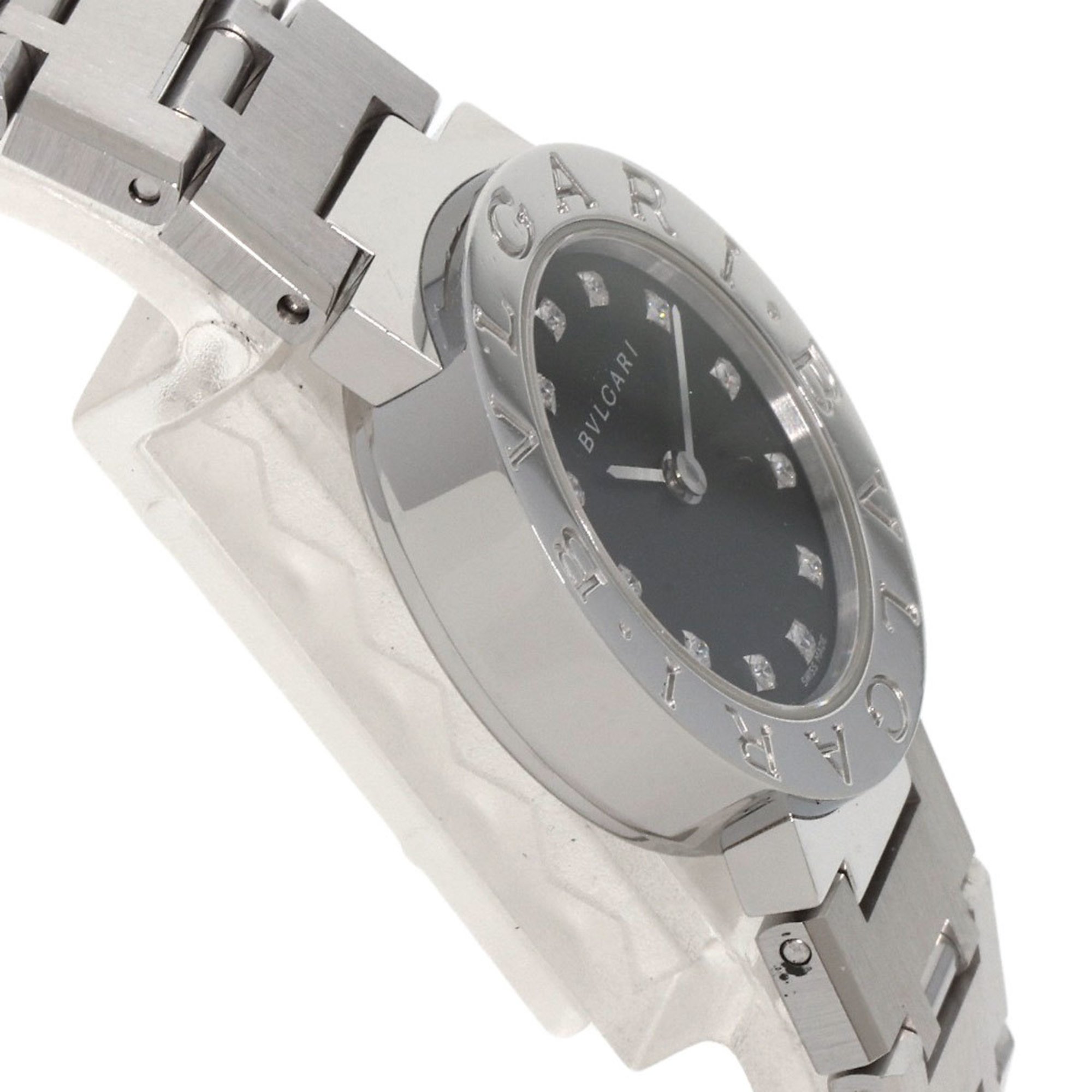 BVLGARI BB23SS 12 Wristwatch Stainless Steel SS Ladies