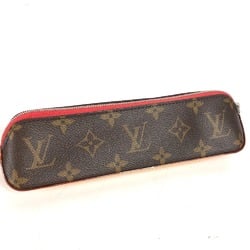 LOUIS VUITTON GI0009 Monogram Truth Elisabeth Pencil Case Stationery Pen Canvas Women's Brown