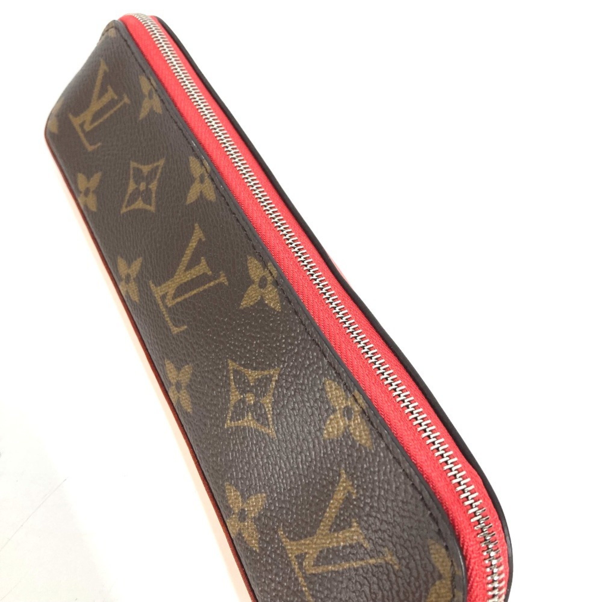 LOUIS VUITTON GI0009 Monogram Truth Elisabeth Pencil Case Stationery Pen Canvas Women's Brown