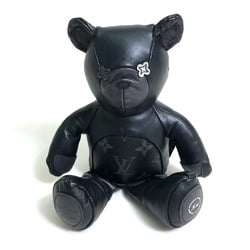 LOUIS VUITTON Louis Vuitton GI0184 Monogram Eclipse Hiroshi Fujiwara Dudurui Fragment Teddy Bear Stuffed Animal Doll Object Canvas Men's Women's Black