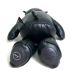 LOUIS VUITTON Louis Vuitton GI0184 Monogram Eclipse Hiroshi Fujiwara Dudurui Fragment Teddy Bear Stuffed Animal Doll Object Canvas Men's Women's Black