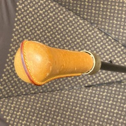 LOUIS VUITTON Louis Vuitton 2003 Golf Cup Japan Parasol Long Umbrella Cotton Polyamide Men's Brown