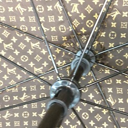 LOUIS VUITTON Louis Vuitton 2003 Golf Cup Japan Parasol Long Umbrella Cotton Polyamide Men's Brown