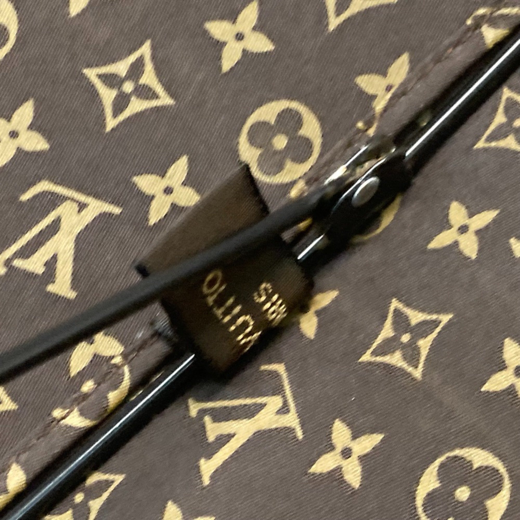 LOUIS VUITTON Louis Vuitton 2003 Golf Cup Japan Parasol Long Umbrella Cotton Polyamide Men's Brown