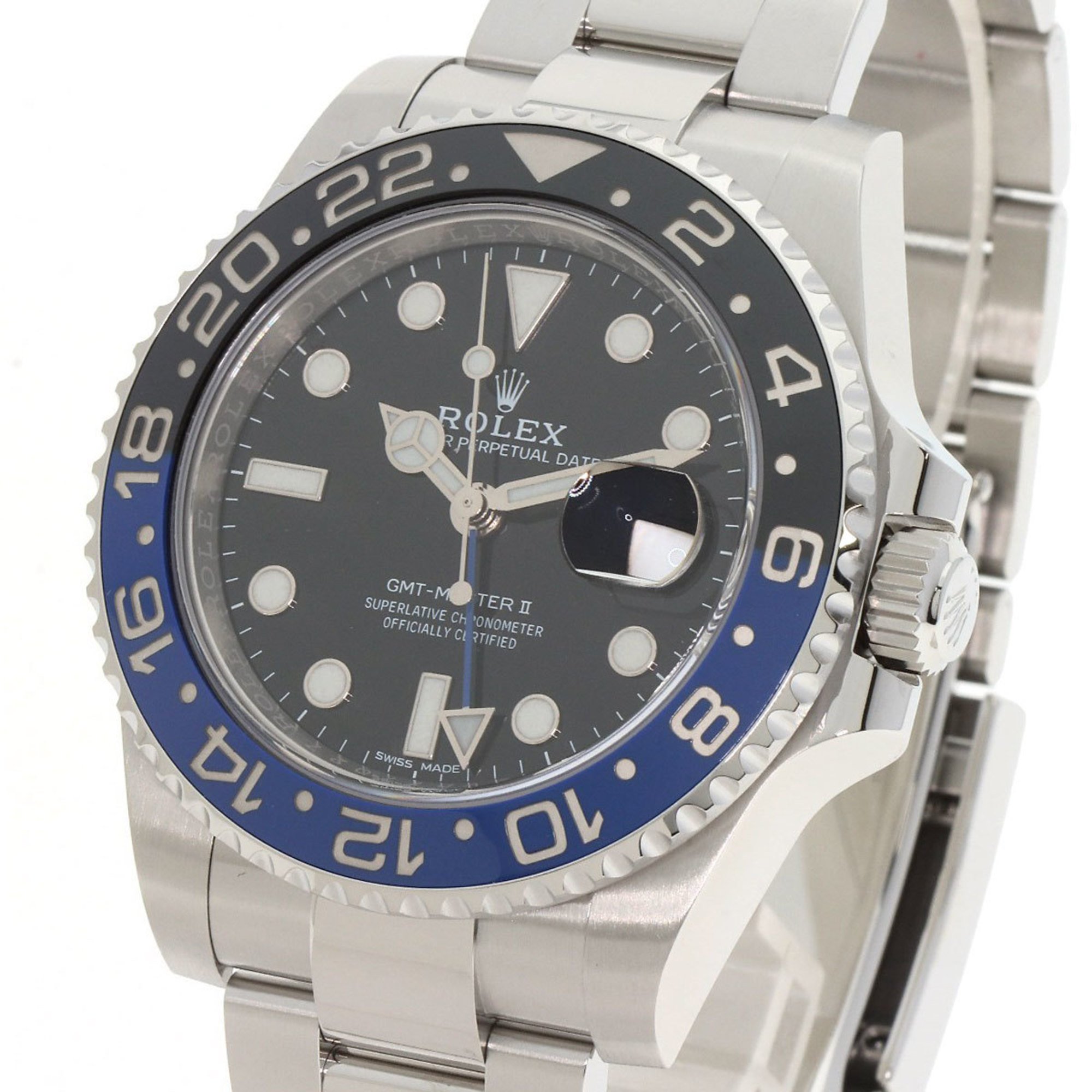 Rolex 116710BLNR GMT Master II Watch Stainless Steel SS Men's ROLEX