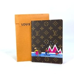 LOUIS VUITTON GI0345 Monogram Caixe Clemence Notebook Stationery Canvas Women's Brown