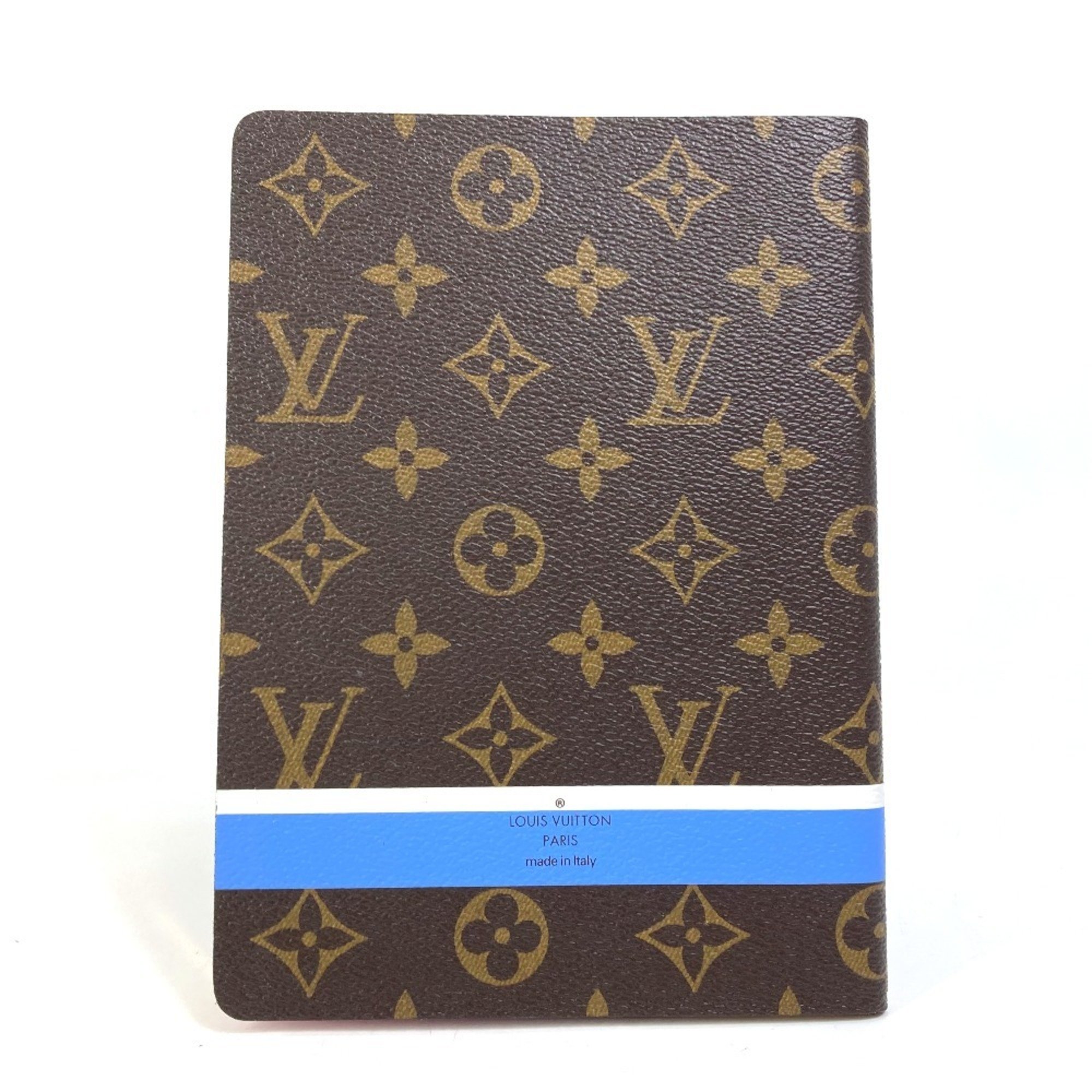 LOUIS VUITTON GI0345 Monogram Caixe Clemence Notebook Stationery Canvas Women's Brown