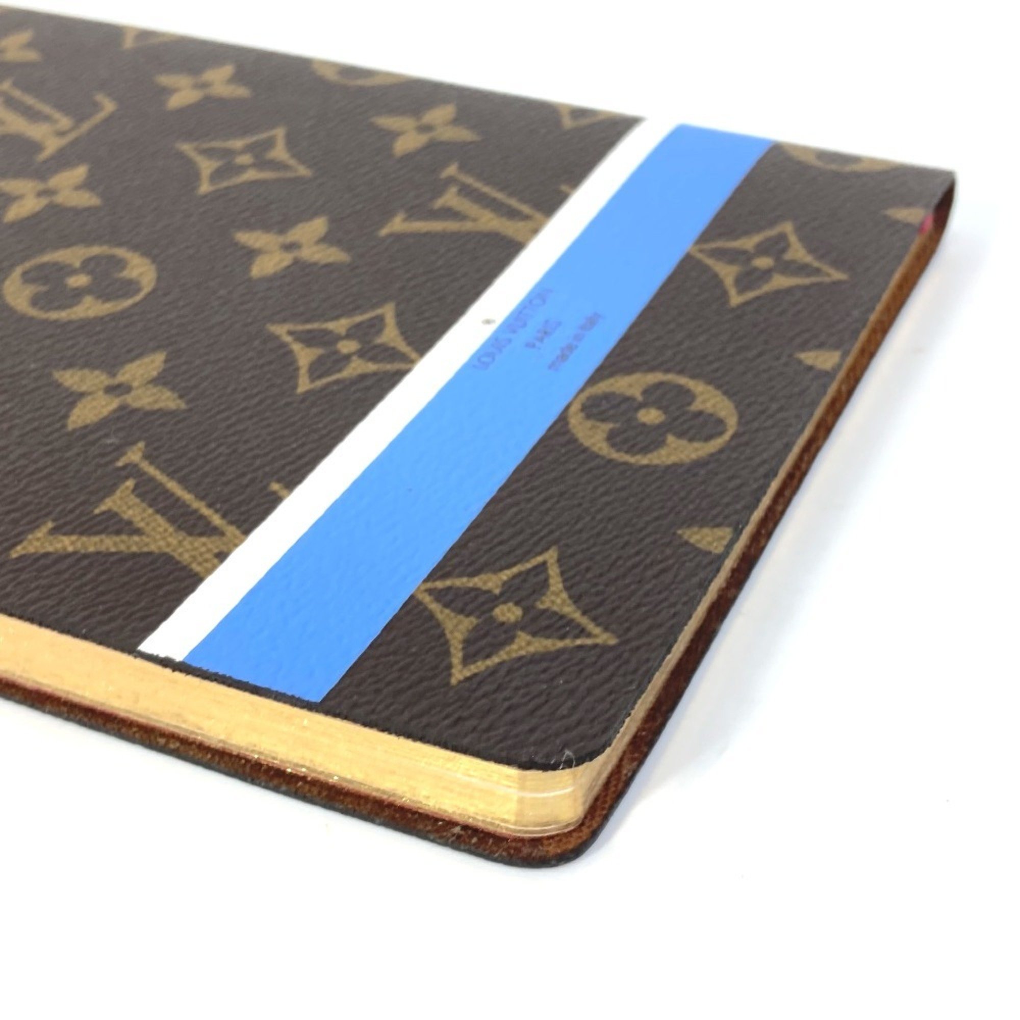 LOUIS VUITTON GI0345 Monogram Caixe Clemence Notebook Stationery Canvas Women's Brown