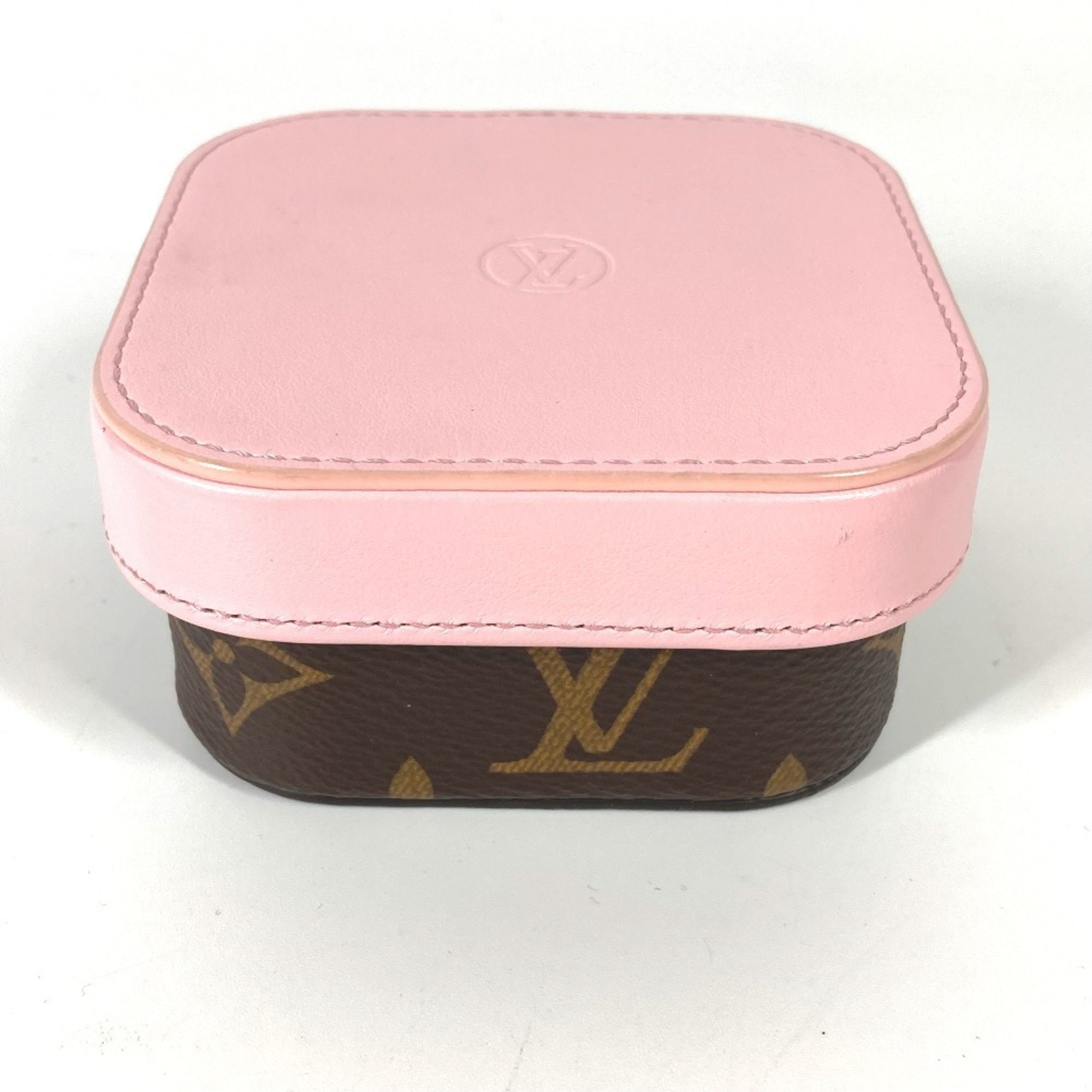 LOUIS VUITTON GI0211 Monogram Boite Camille PM Tray Box Canvas Women's Rose Pink