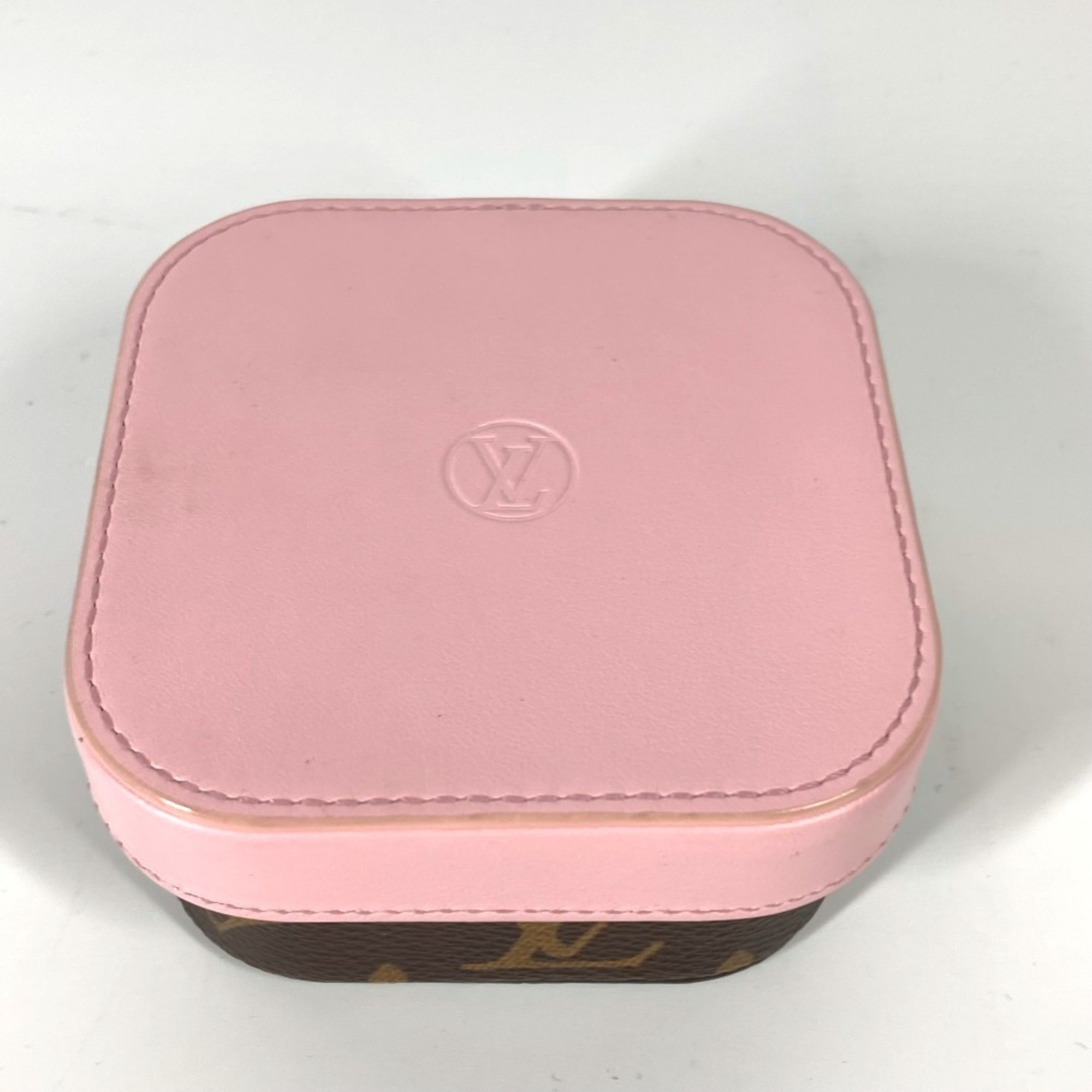 LOUIS VUITTON GI0211 Monogram Boite Camille PM Tray Box Canvas Women's Rose Pink