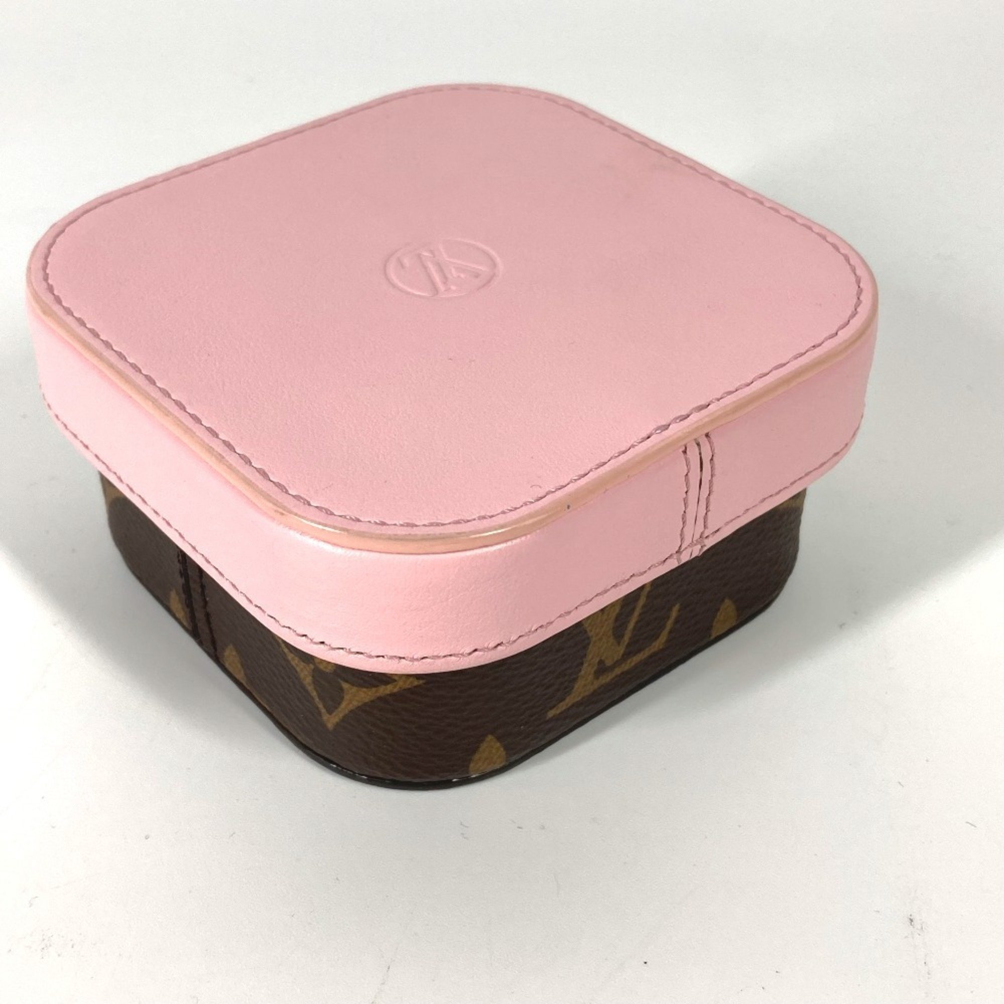 LOUIS VUITTON GI0211 Monogram Boite Camille PM Tray Box Canvas Women's Rose Pink