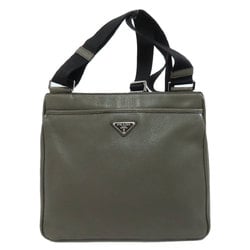 Prada VA1034 Metalwork Shoulder Bag Leather Women's PRADA