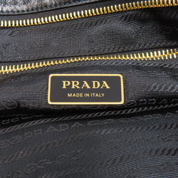 Prada metal tote bag calfskin women's PRADA